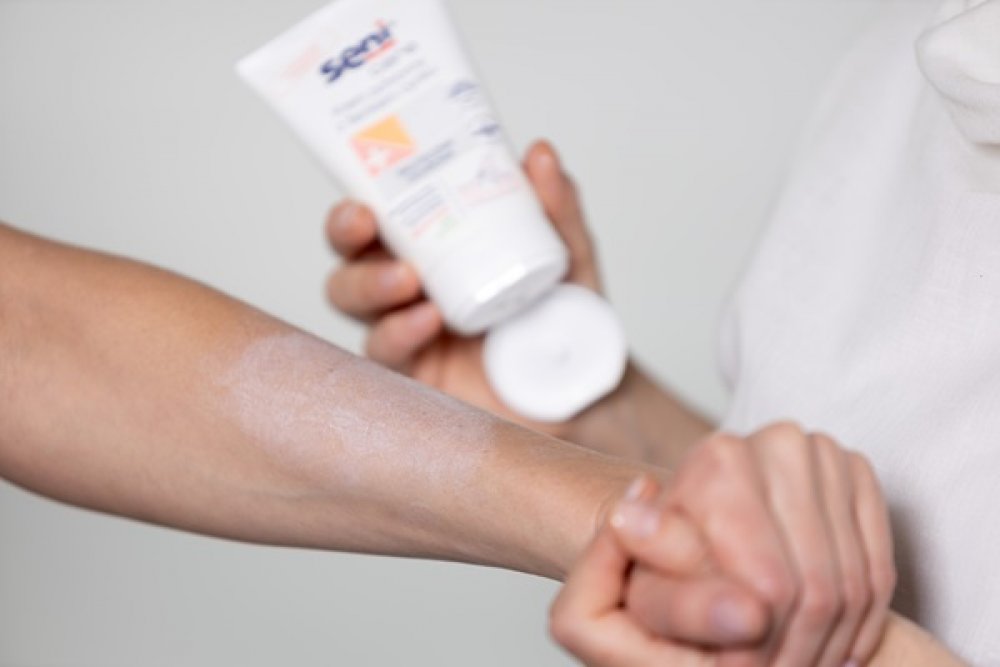 Crème protectrice avec oxyde de zinc